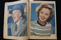 1940'S COLOROTO MOVIE STARS SCRAPBOOK - JIMMY DURANTE - INGRID BERGMAN - E 24935
