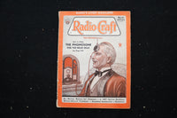 1934 MARCH RADIO-CRAFT MAGAZINE - HOW TO MAKE THE PHONOSONE COVER - E 11177
