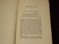 1907 BROWNING'S ITALY HARDCOVER BOOK BY HELEN ARCHIBALD CLARK - KD 9413