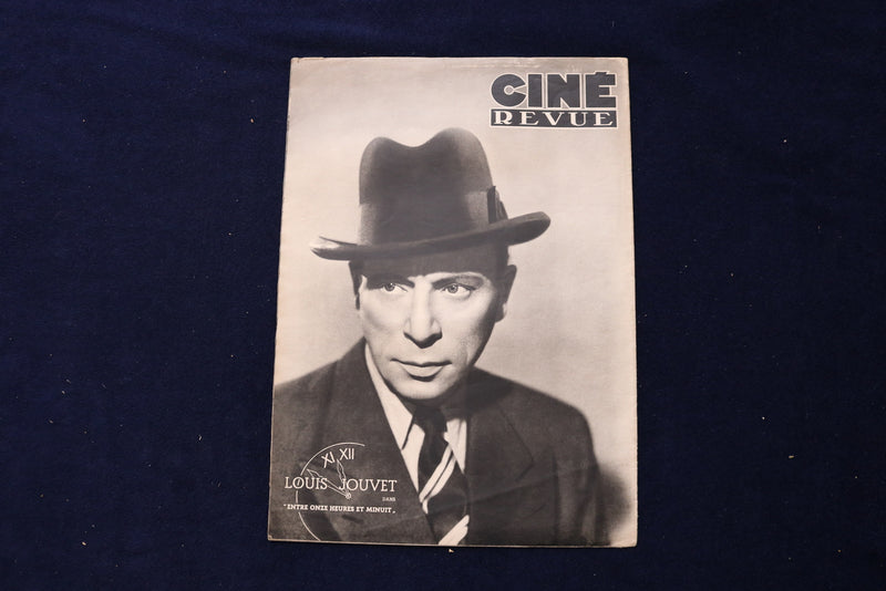 1949 APRIL 1 CINE REVUE MAGAZINE - MARLENE DIETRICH COVER - FRENCH - E 23805