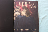 1937 JUNE, JULY, SEPTEMBER CINEMA ARTS MAGAZINE - BOUND VOLUME - E 26485