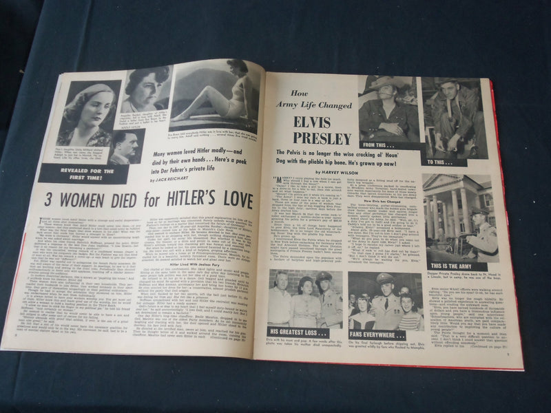1958 DECEMBER THE NATIONAL POLICE GAZETTE MAGAZINE - ELVIS PRESLEY - B 5689