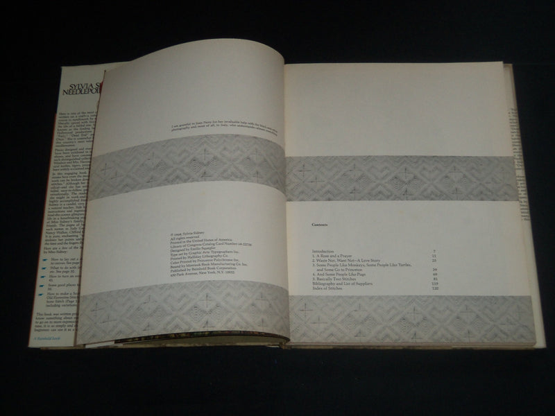1968 SYLVANIA SIDNEY NEEDLEPOINT BOOK INSCRIBED BY THE AUTHOR - KD 5564