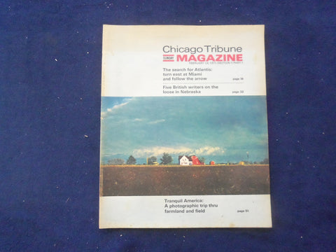 1971 FEB 14 CHICAGO TRIBUNE MAGAZINE SECTION -PART 1- TRANQUIL AMERICA - NP 6419