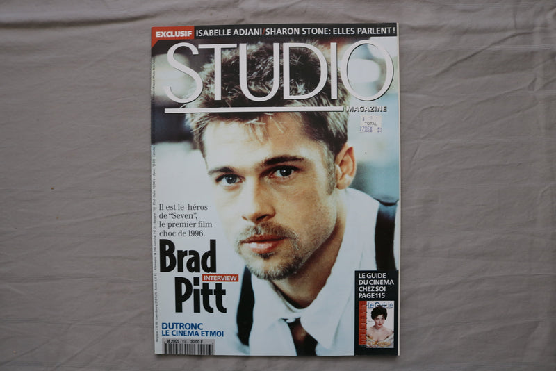 1996 JANUARY STUDIO MAGAZINE - BRAD PITT COVER - FRENCH - E 19969