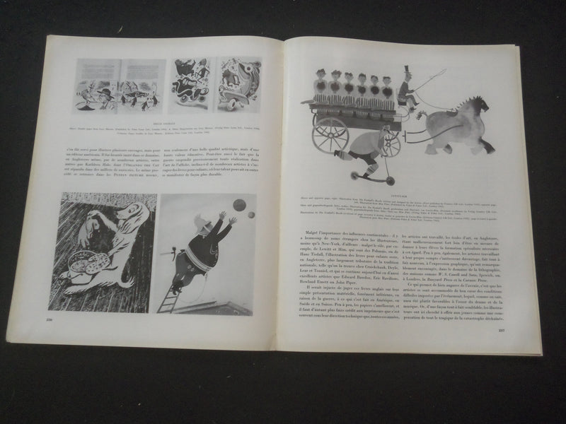 1946 MARCH/APRIL GRAPHIS MAGAZINE - FRENCH-ENGLISH-GERMAN TEXT - SP 8013T