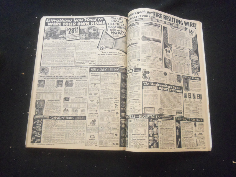 1933-34 FALL AND WINTER MONTGOMERY WARD CATALOG - GREAT FASHION - R 93H