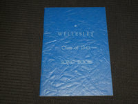 1949 WELLESLEY CLASS SONG SOFTCOVER BOOK - J 6933