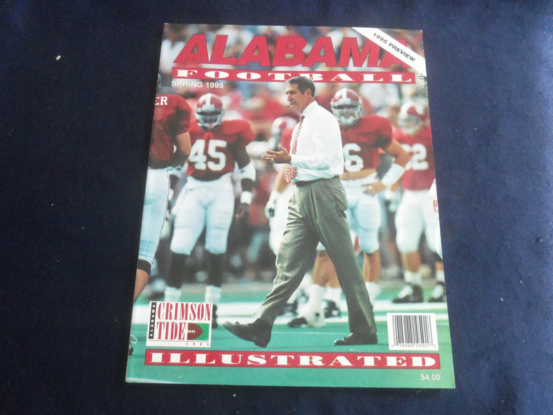 1995 ALABAMA FOOTBALL ILLUSTRATED MAGAZINE - UNIVERSITY OF ALABAMA - SP 1220R