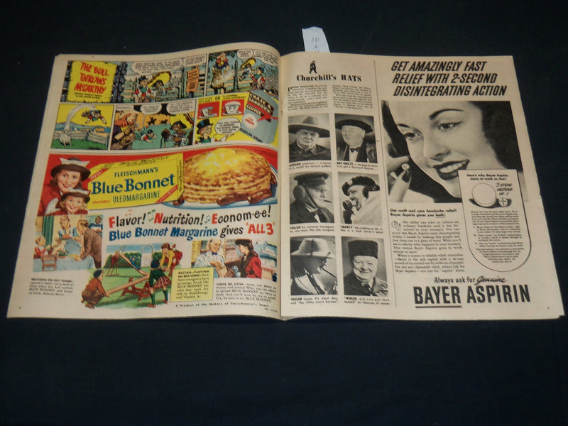 1945 MARCH 11 THIS WEEK MAGAZINE SECTION - J. EDGAR HOOVER COVER - NP 2399H