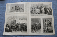 1873 DEC 13 LE MONDE ILLUSTRE MAGAZINE - LE PROCES BAZAINE - FRENCH - NP 8451
