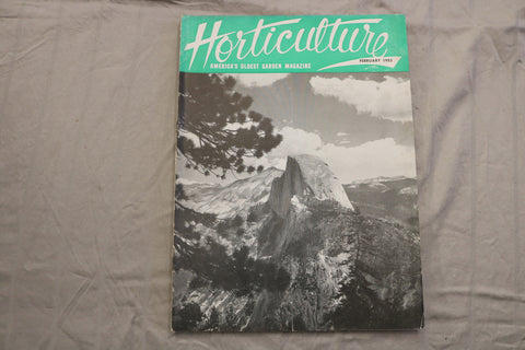 1953 FEBRUARY HORTICULTURE MAGAZINE - BEAUTIFUL SCENERY COVER - ST 1015J
