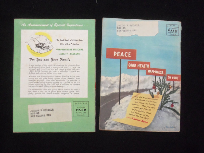 1953 WINTER & 1956 WINTER HOME & HIGHWAY MAGAZINE - LOT OF 2 - K 103