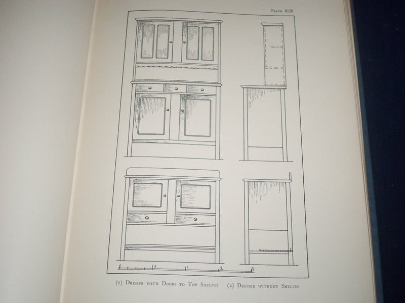 1900'S FURNITURE FOR SMALL HOUSES BOOK BY PERRY WELLS - 57 GREAT PLATES- KD 2840