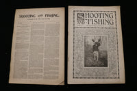 1900 SHOOTING AND FISHING MAGAZINE - LOT OF 21 - O 3697