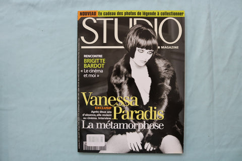 1996 OCTOBER STUDIO MAGAZINE - VANESSA PARADIS COVER - FRENCH - E 19529