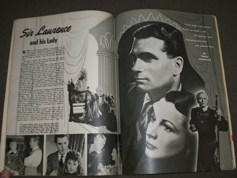 1948 AUGUST SCREENLAND MAGAZINE - YVONNE DECARLO COVER - M 61
