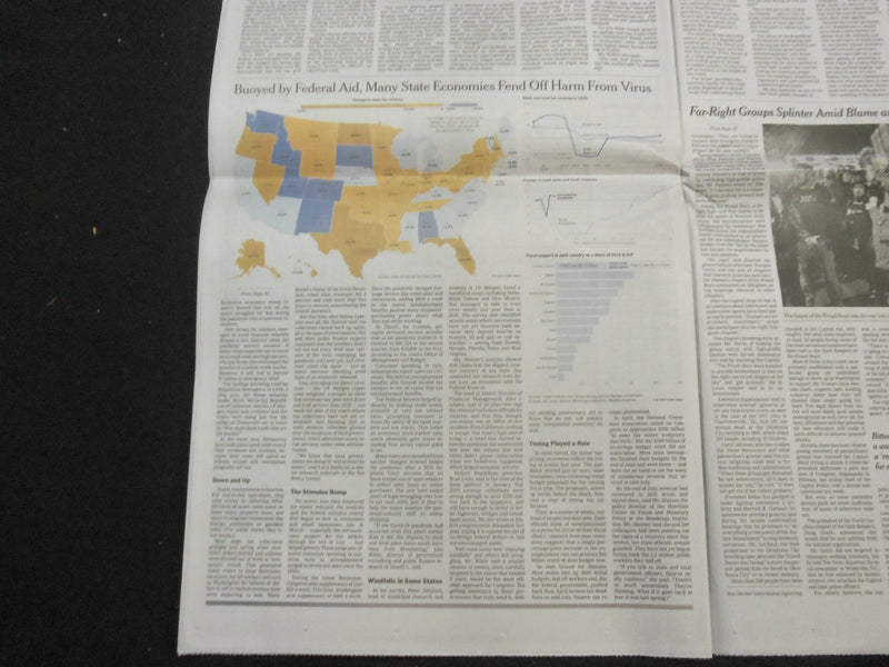 2021 MARCH 2 NEW YORK TIMES - STATE ECONOMIES LARGELY FEND OFF HARM FROM VIRUS