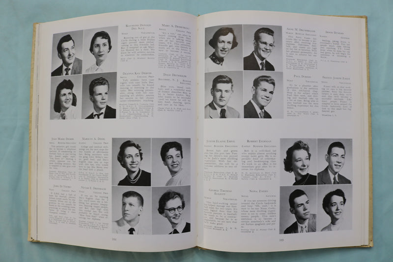 1955 THE RECHAUFFE EASTON HIGH SCHOOL YEARBOOK - EASTON, PENNSYLVANIA - YB 3556