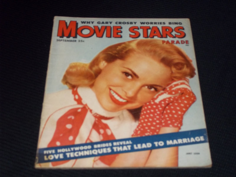 1954 SEPTEMBER MOVIE STARS PARADE MAGAZINE - JANET LEIGH COVER - E 13935