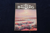 1939 AUGUST MOTOR BOATING MAGAZINE - ILLUSTRATED HARBOR COVER - E 11691
