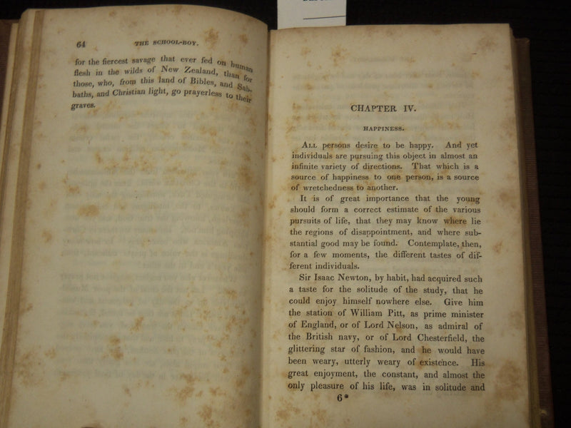 1839 THE SCHOOL BOY BOOK BY JOHN S. C. ABBOTT - BOSTON - K 2193