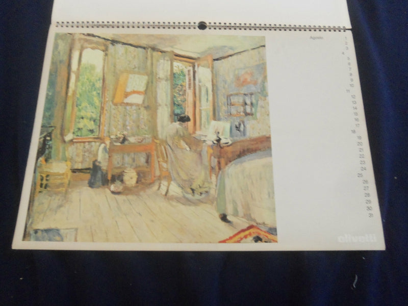 1973 E. VUILLARD - OLIVETTI CALENDAR - GREAT PAINTINGS - ST 2648L