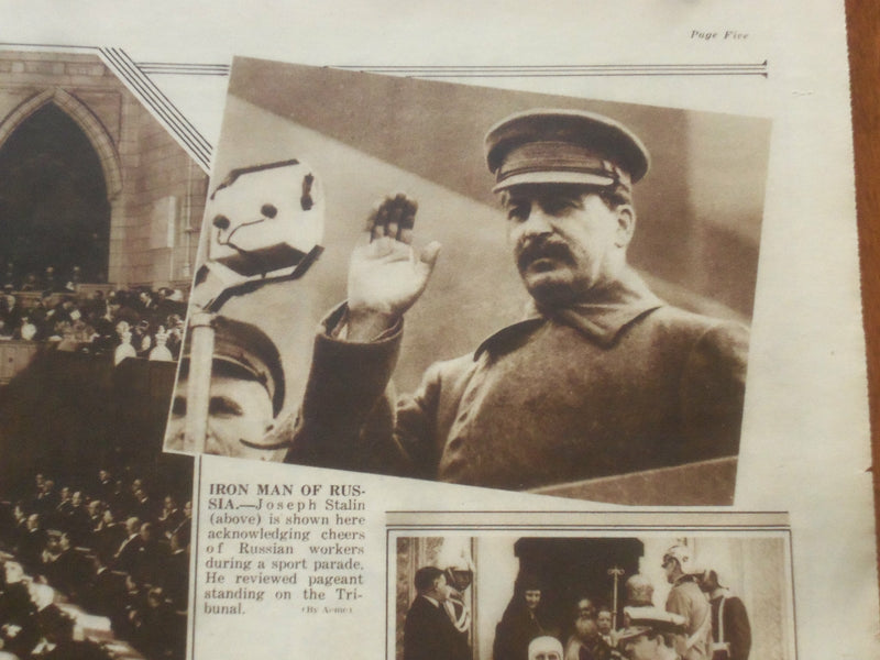 1932 JULY 31 NEW YORK SUNDAY NEWS ROTOGRAVURE SECTION - GARBO- BASEBALL- NP 5013