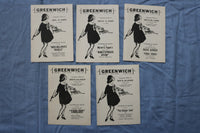 1929-1930 GREENWICH THEATRE PROGRAMS - LOT OF 26 +2 WINTER ANNOUNCEMENTS- O 3739