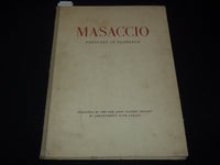 1956 MASACCIO FRESCOS IN FLORENCE VOLUME - NEW YORK GRAPHIC SOCIETY - Z 232