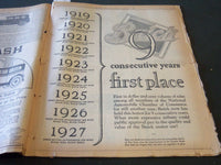 1927 JANUARY 9 NEW YORK TIMES - NY NATIONAL MOTOR SHOW OPENS - NT 6287