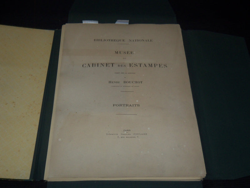 1800'S-1900'S MUSEE DU CABINET DES ESTAMPES BY HENRI BOUCHOT - 2 VOLUMES - #49