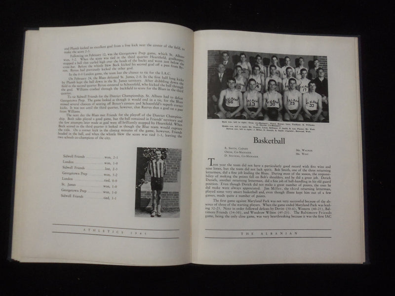 1945 THE ALBANIAN ST. ALBANS SCHOOL YEARBOOK - WASHINGTON, D.C. - YB 3157