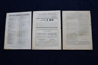1920'S IL CORSARO DELLE TENEBRE MAGAZINES - LOT OF 39 OF 40 - ITALIAN - O 3546