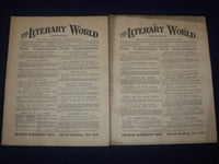 1891 THE LITERARY WORLD MAGAZINE LOT OF 6 ISSUES - NICE ARTICLES - O 2618