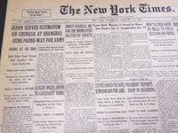 1932 FEBRUARY 17 NEW YORK TIMES - JAPAN SERVES ULTIMATUM ON CHINESE - NT 4771