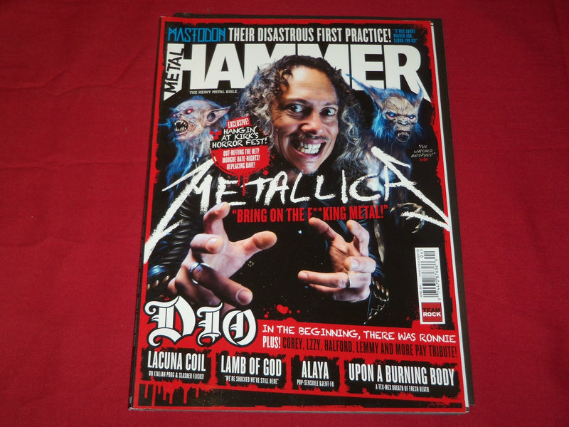 2014 APRIL METAL HAMMER MAGAZINE ISSUE NO. 255 - METALLICA COVER - PUNK - RC 378