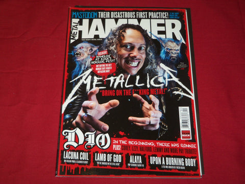 2014 APRIL METAL HAMMER MAGAZINE ISSUE NO. 255 - METALLICA COVER - PUNK - RC 378