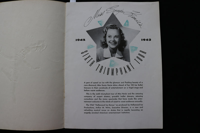 1942-1948 SONJA HEINE HOLLYWOOD ICE REVUE PROGRAMS - LOT OF 4 - K 2249