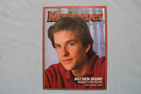 1985 JUNE MOVIEGOER MAGAZINE - MATTHEW MODINE COVER - E 19832