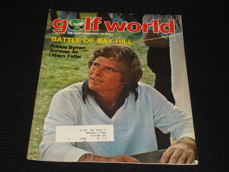 1979 MARCH 9 GOLF WORLD MAGAZINE - NANCY LOPEZ FRONT COVER - E 6624