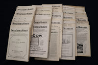 1926 DRUG & CHEMICAL MARKETS WEEKLY MAGAZINE - LOT OF 50 - O 3631