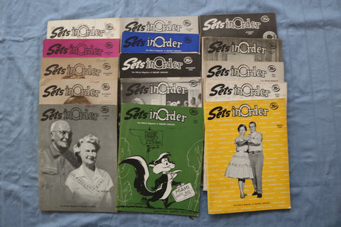 1961-1963 SETS IN ORDER - SQUARE DANCING - MAGAZINE - LOT OF 15 - O 3877