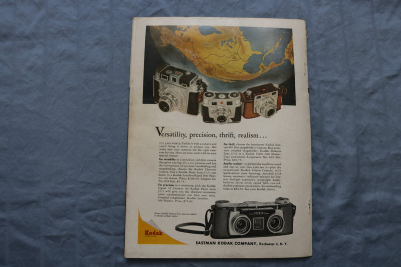 1956 JANUARY U.S. CAMERA MAGAZINE - CHRISTINE CHRISTY COVER - SP 1195B