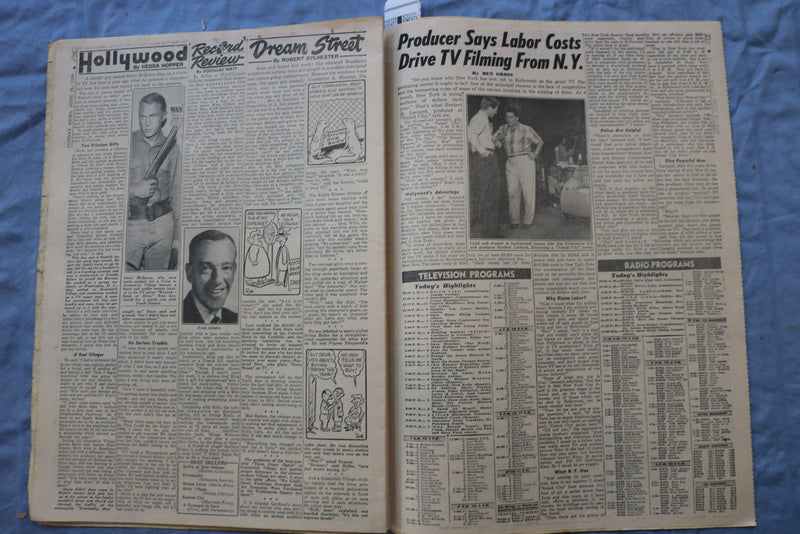 1959 JUNE 28 N.Y. SUNDAY NEWS NEWSPAPER - INGEMAR JOHANSSON CHAMP - NP 9226
