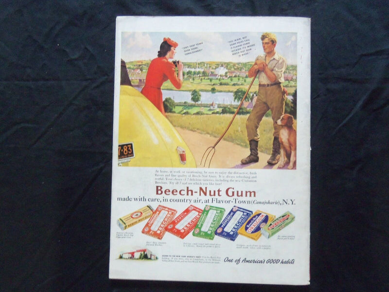 1940 AUGUST 26 LIFE MAGAZINE - COUPLE AT JASPER NATIONAL PARK - L 197