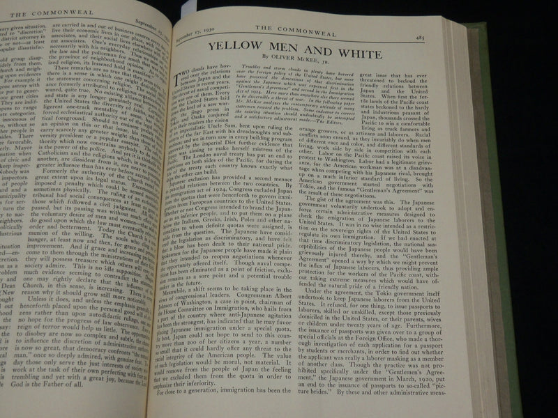 1930 MAY-OCTOBER THE COMMONWEALTH MAGAZINE BOUND VOLUME NO. 12 - R 384