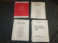 1982-2005 UPDATE DANCE/USA - DANCE/USA JOURNAL - LOT OF 97 ISSUES - O 3145