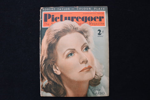 1939 AUGUST 5 PICTUREGOER MAGAZINE - GRETA GARBO COVER - E 25959