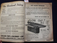 1952 FORSLUND PUMP AND MACHINERY CORPORATION CATALOG KANSAS CITY, MO - R 97P